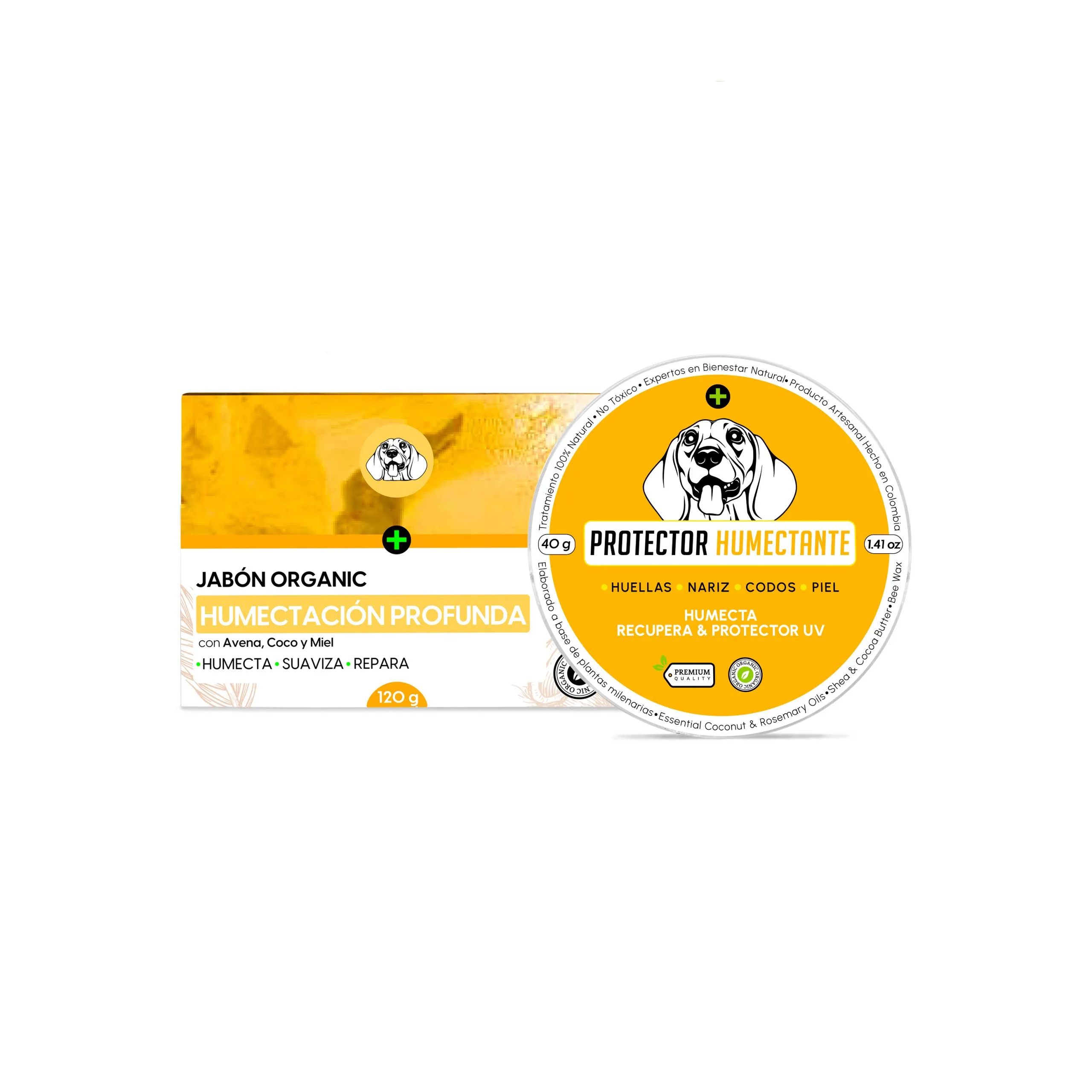 Kit Protección Humectante - Protector Humectante 40 Gr + Jabón Humectación Profunda