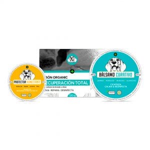 Kit Organic Love - Bálsamo Curativo 40 Gr + Jabón Recuperación Total + Protector Humectante 20 Gr